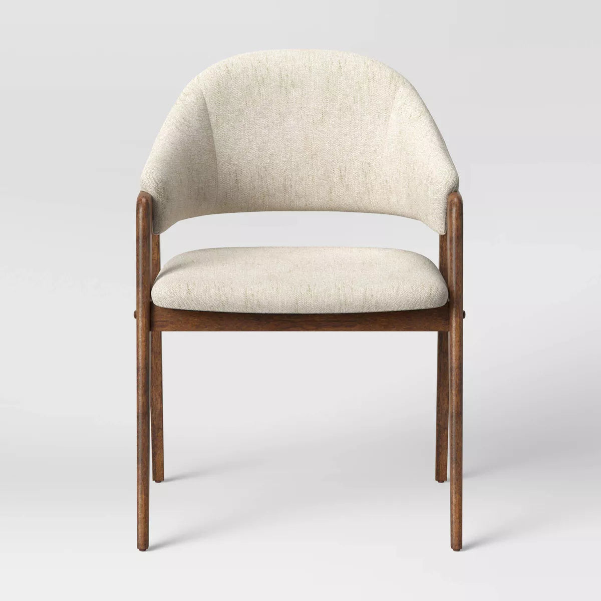 MAVA Open Back Upholstered Wood Frame Dining Chair 