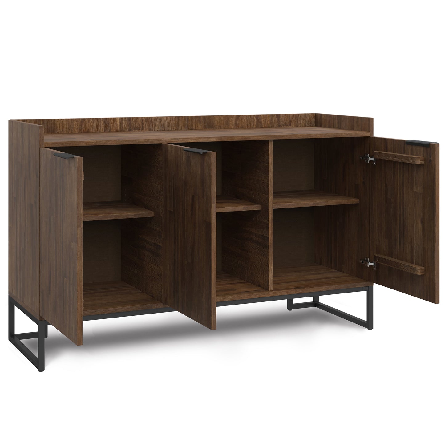 MAVA 18" W Sideboard Buffet in Rustic Natural Aged Brown