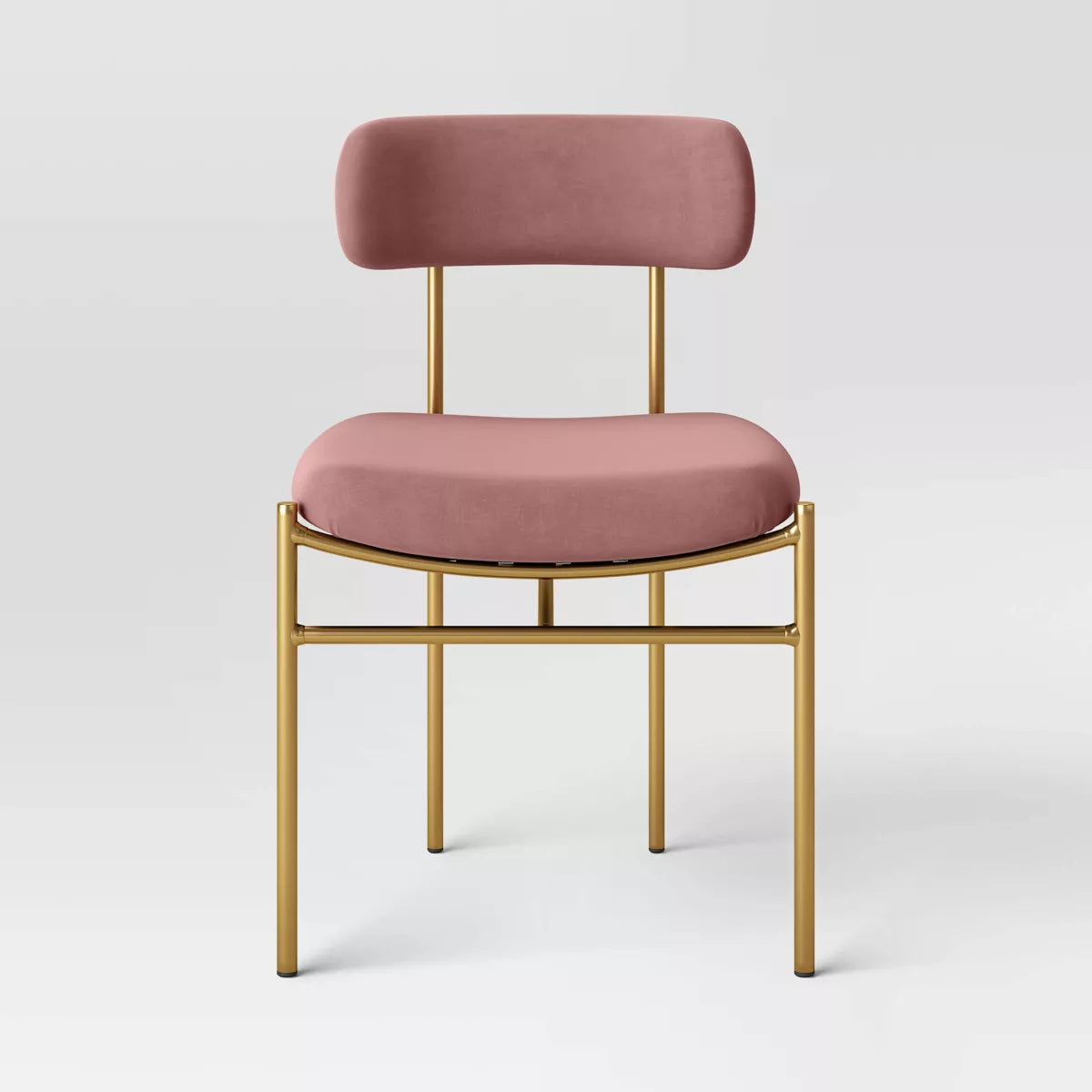 MAVA Dining Chair with Brass Legs 