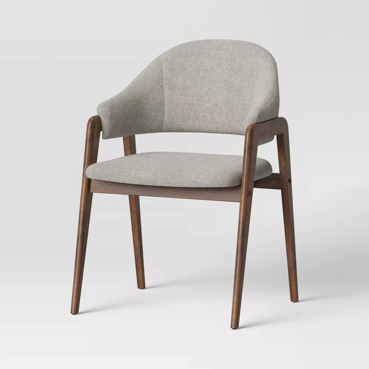 MAVA Open Back Upholstered Wood Frame Dining Chair 