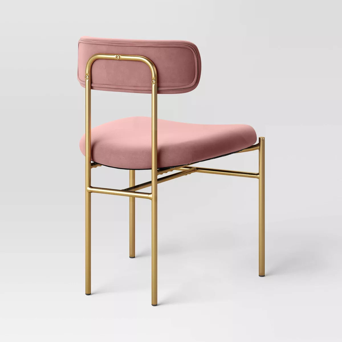 MAVA Dining Chair with Brass Legs 