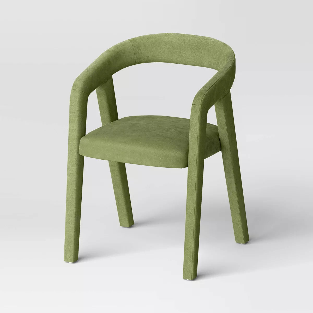 MAVA Curved Back Upholstered Dining Chair - Threshold