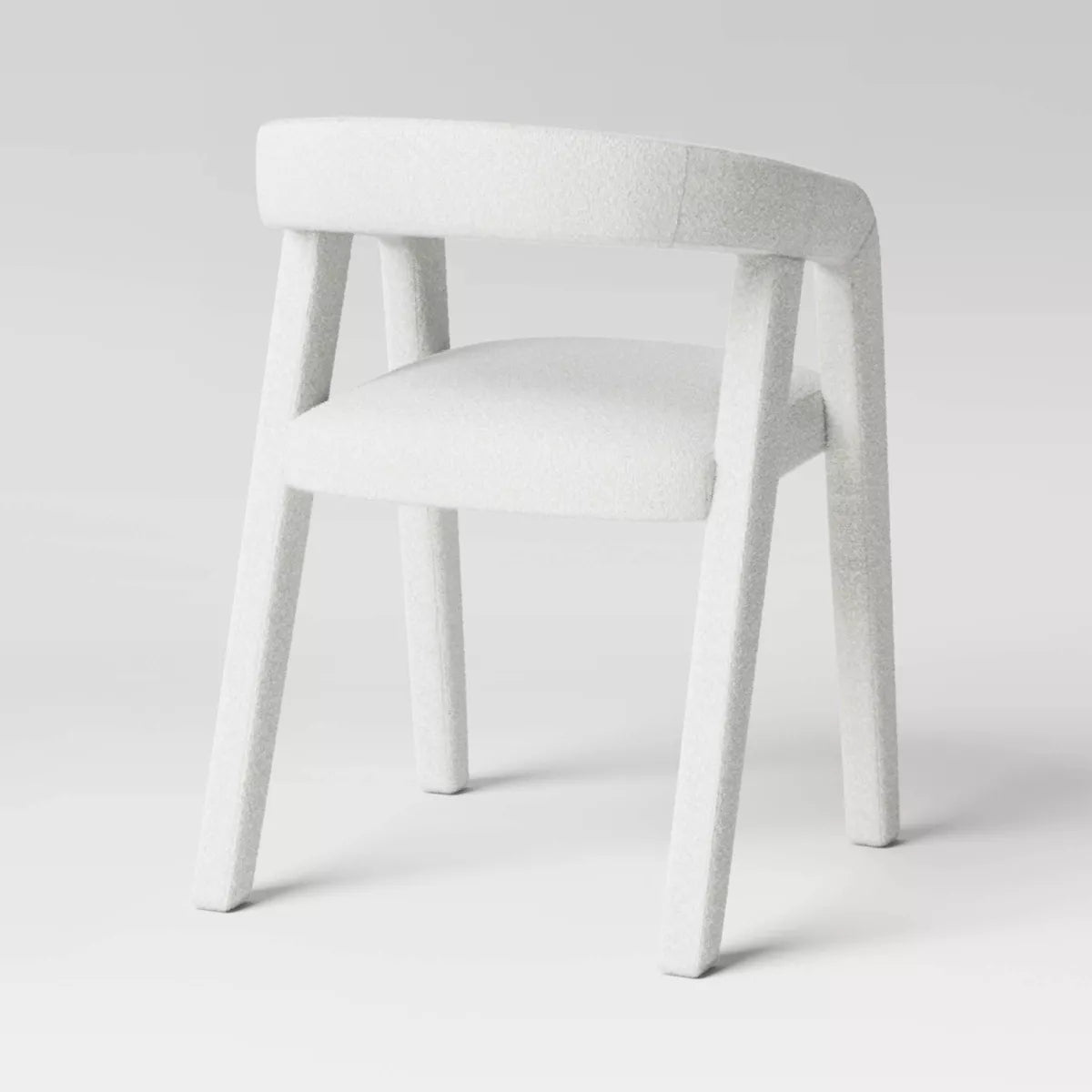 MAVA Curved Back Upholstered Dining Chair - Threshold