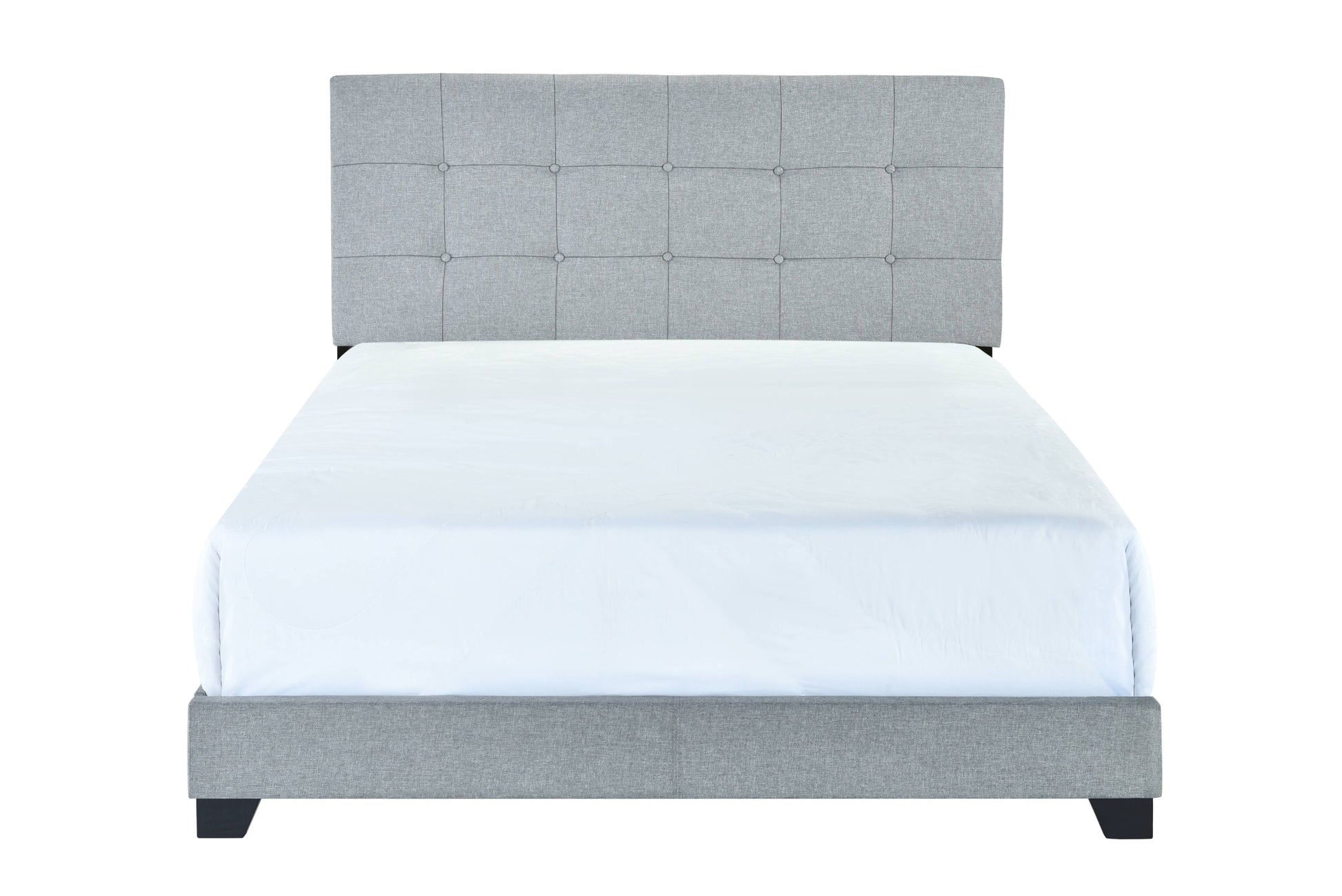 MAVA Gray Panel Bed, Queen