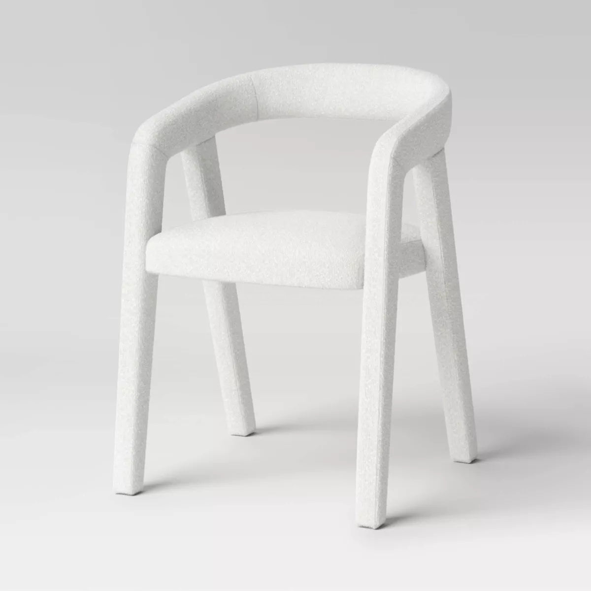 MAVA Curved Back Upholstered Dining Chair - Threshold