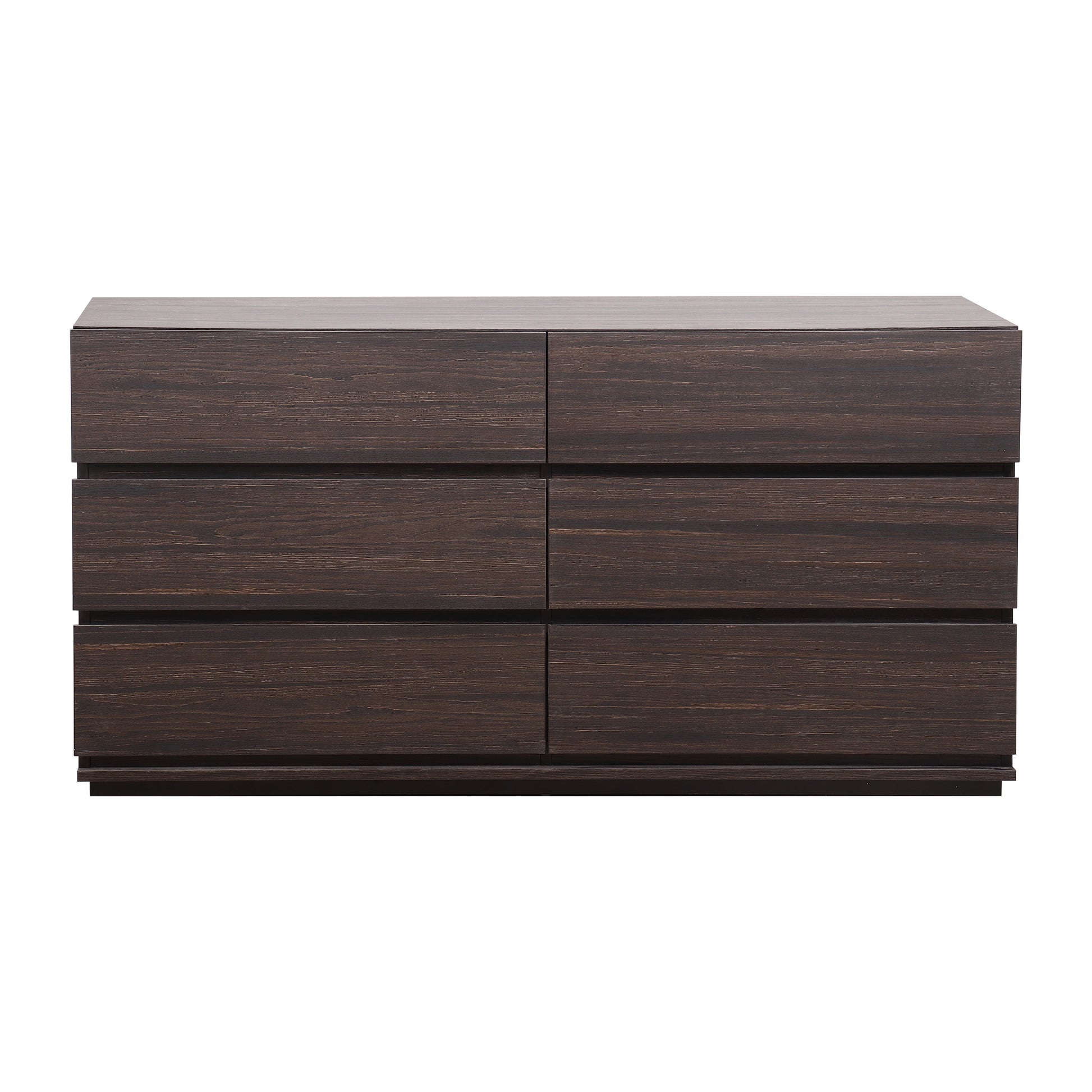 MAVA Steele 6-Drawer Dresser , Tobacco Oak Finish