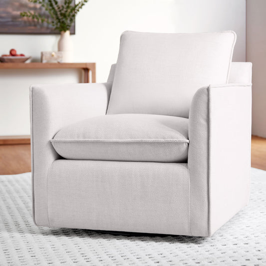 MAVA Briar Accent Chair, Cream Linen