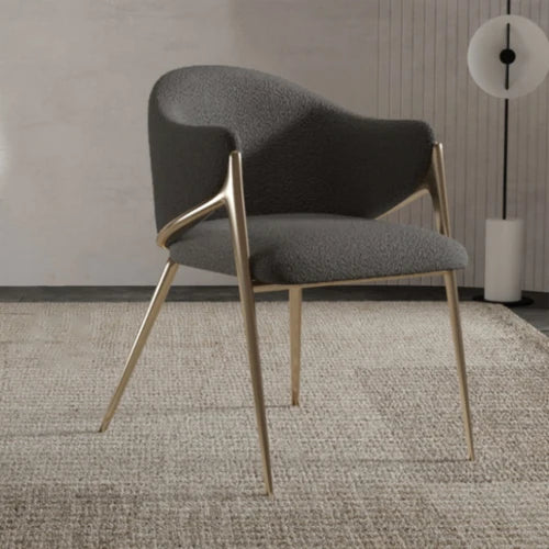 MAVA Modern Metal & Velvet Dining Chair - Chic & Versatile Seating Solution