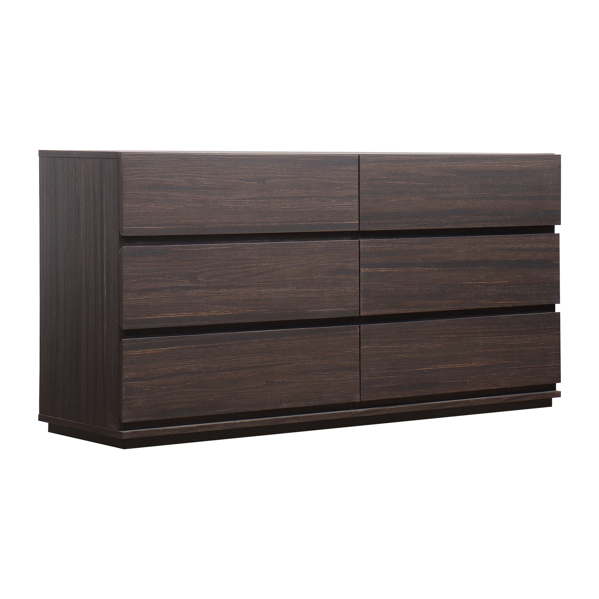 MAVA Steele 6-Drawer Dresser , Tobacco Oak Finish