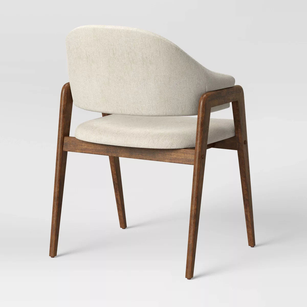 MAVA Open Back Upholstered Wood Frame Dining Chair 