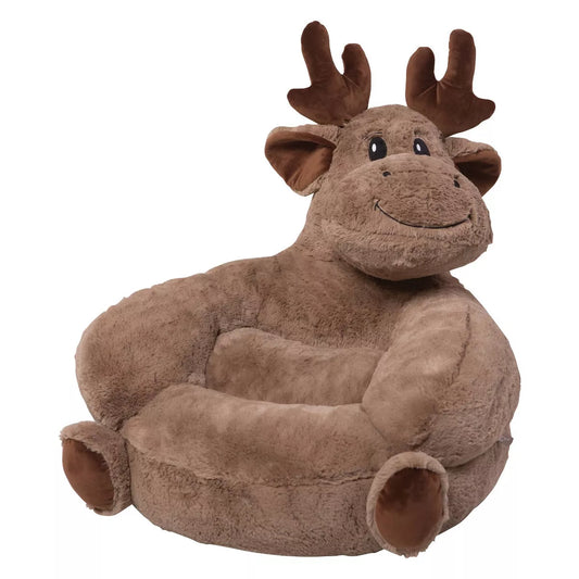 MAVA Moose Plush Character Kids' Chair 