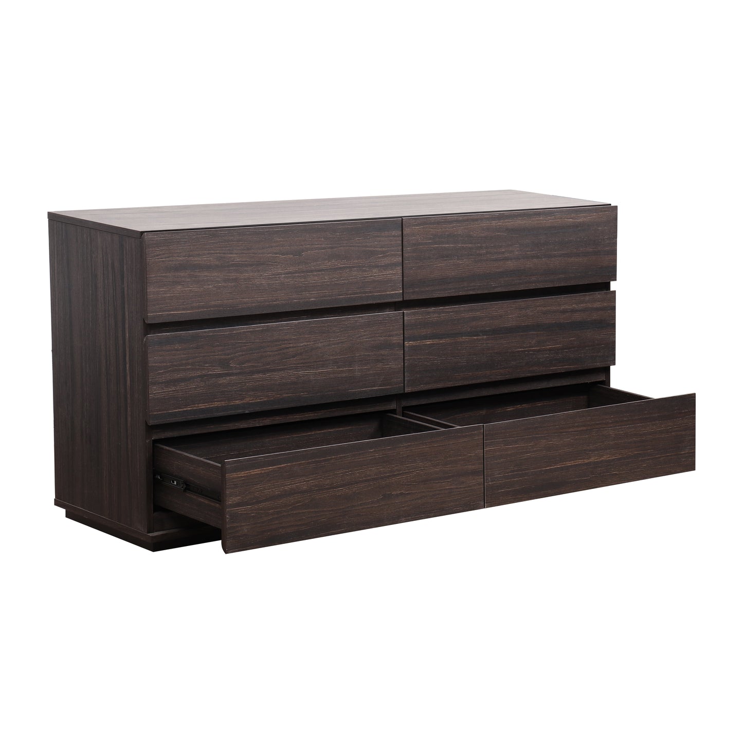 MAVA Steele 6-Drawer Dresser , Tobacco Oak Finish