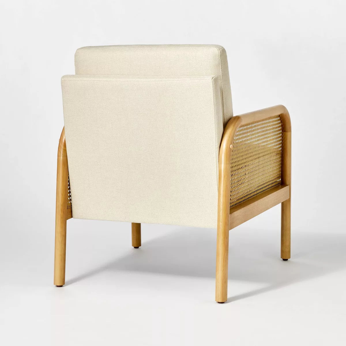 MAVA Cane Accent Chair Cream 