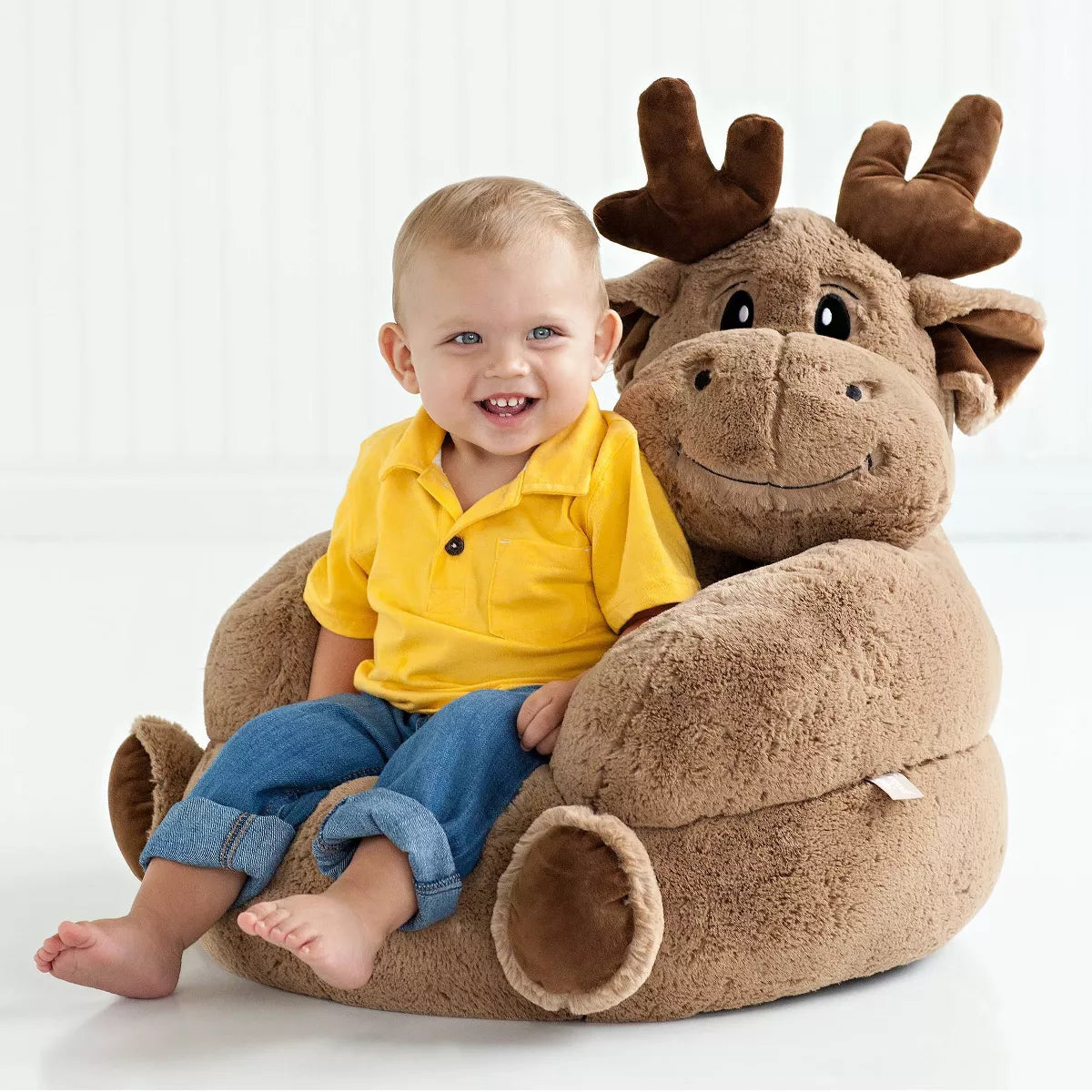 MAVA Moose Plush Character Kids' Chair 