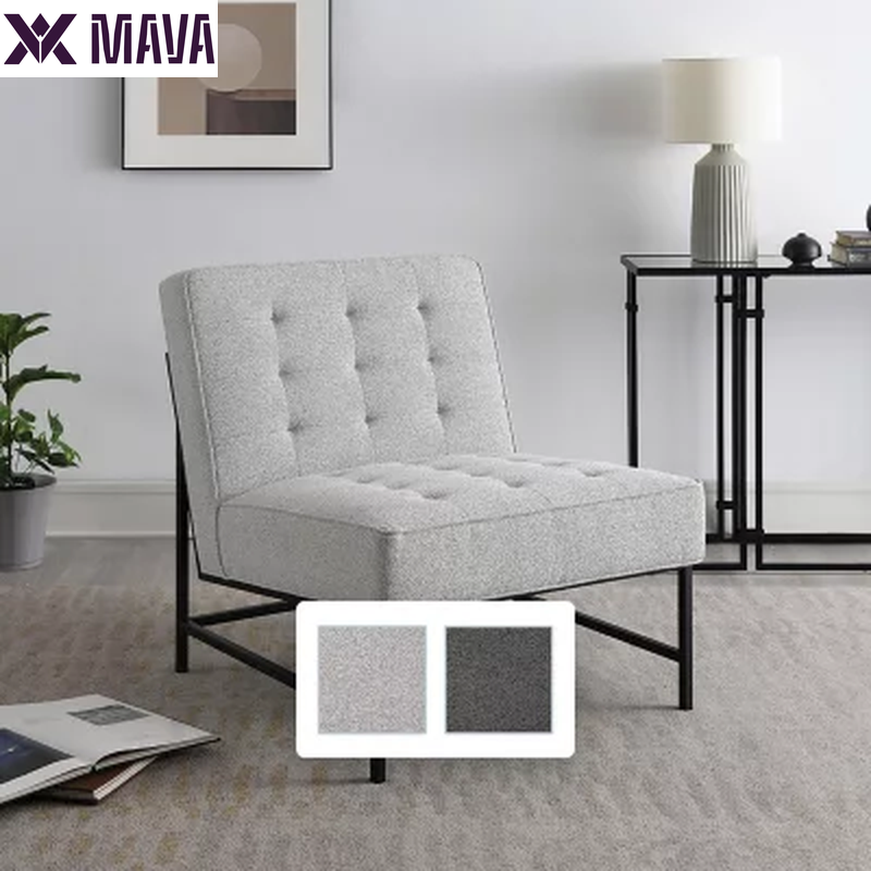 MAVA Tufted Fabric Accent Chair Collection, Assorted Colors