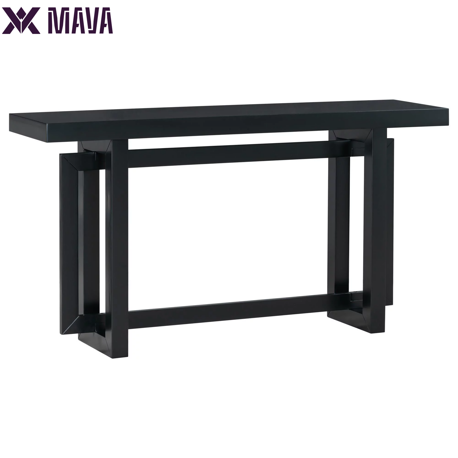 MAVA Modern and Industrial Console Table Sofa Table, Extra Long Entryway Table for Hallway Living Room