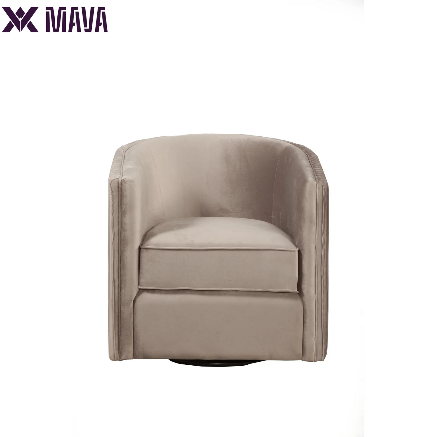 MAVA Home Furniture Maison Swivel Chair - Light Grey