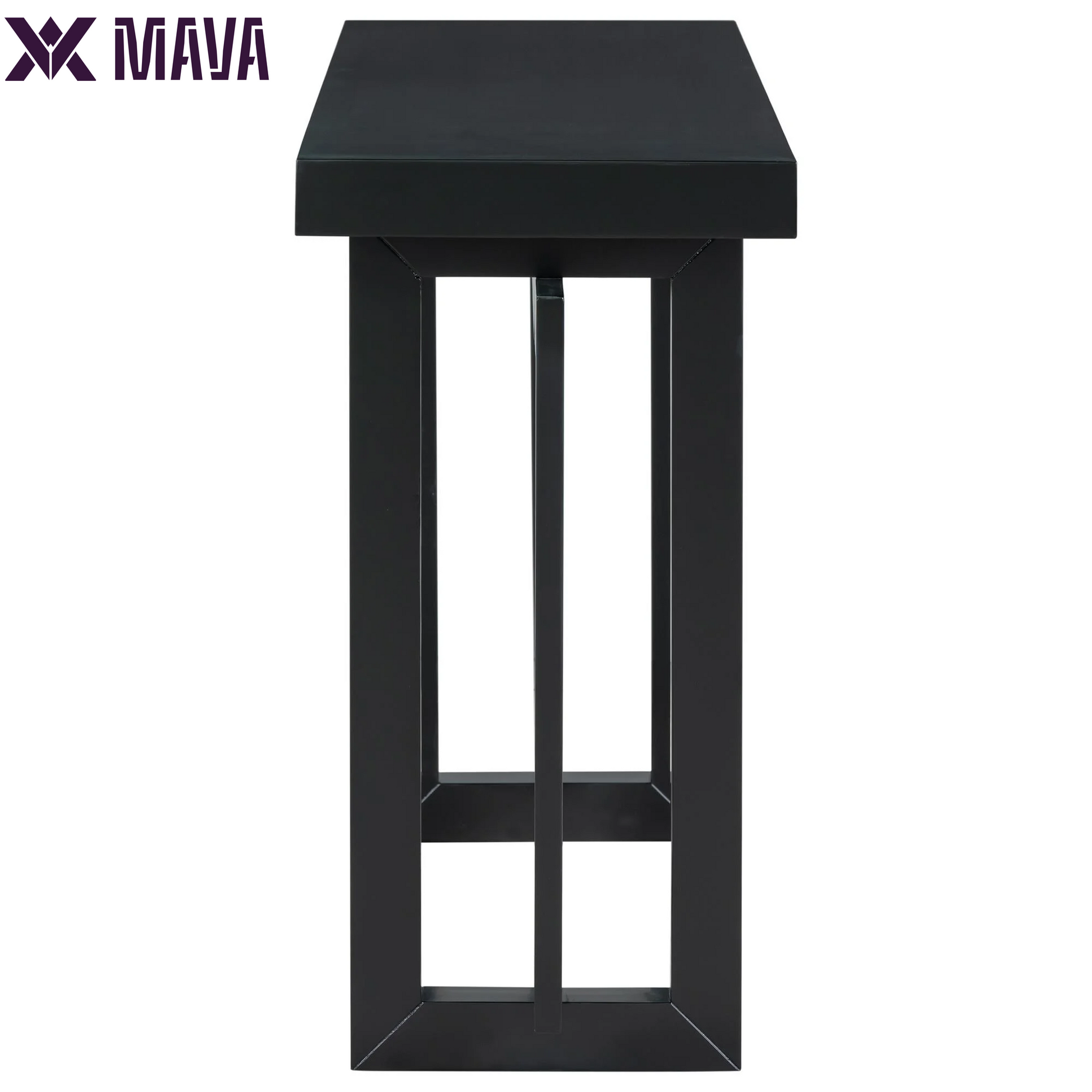 MAVA Modern and Industrial Console Table Sofa Table, Extra Long Entryway Table for Hallway Living Room