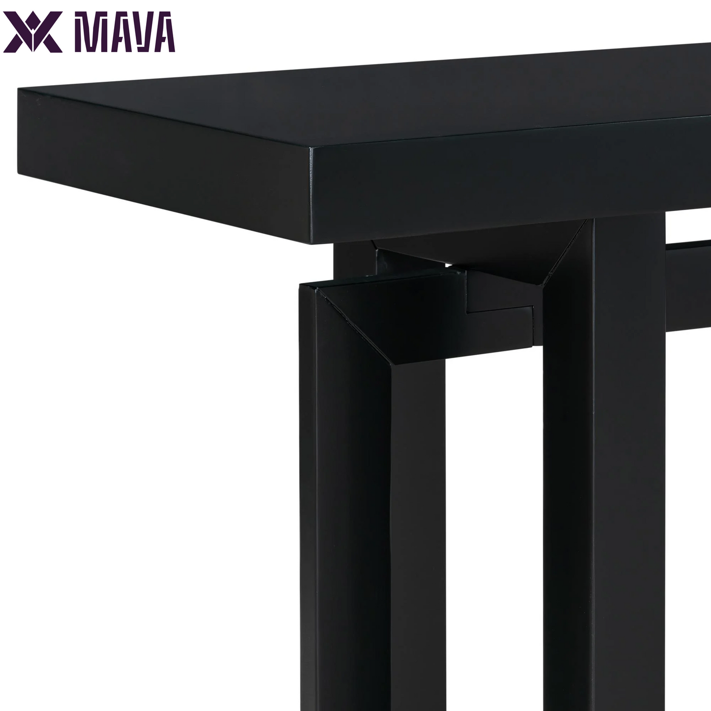 MAVA Modern and Industrial Console Table Sofa Table, Extra Long Entryway Table for Hallway Living Room