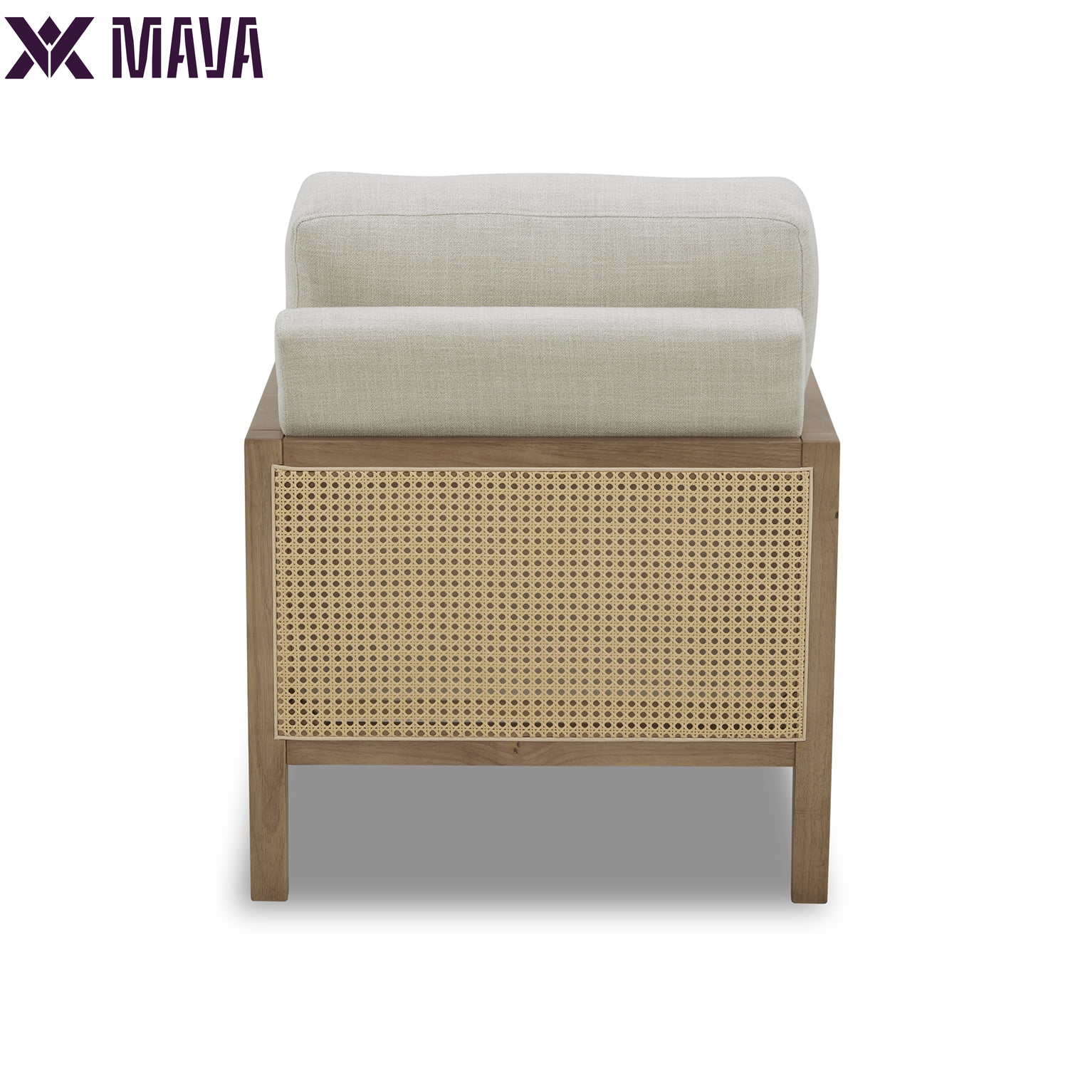 MAVA Caning Accent Chair