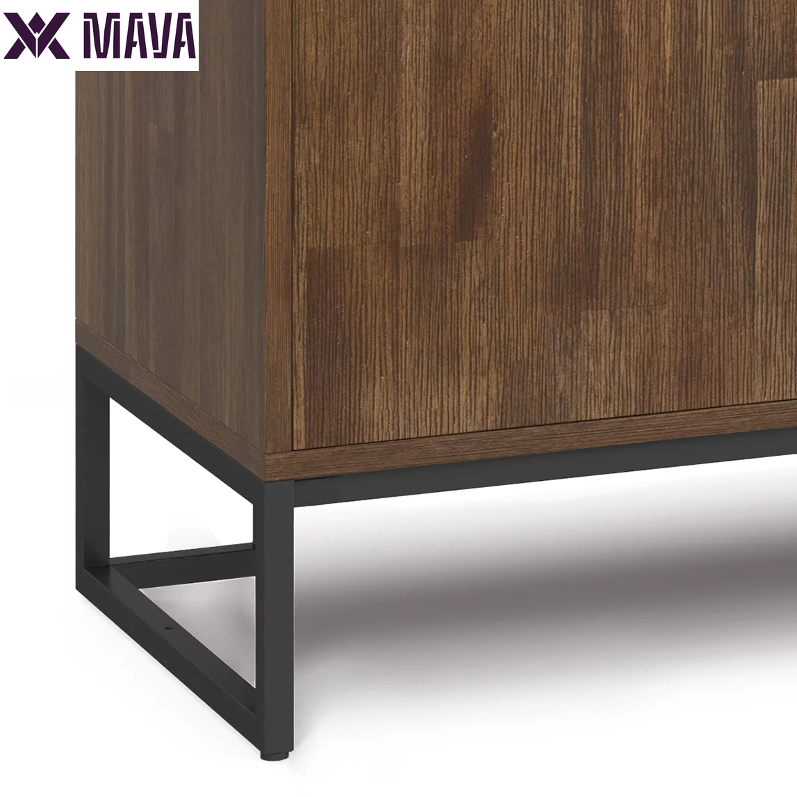 MAVA 18" W Sideboard Buffet in Rustic Natural Aged Brown