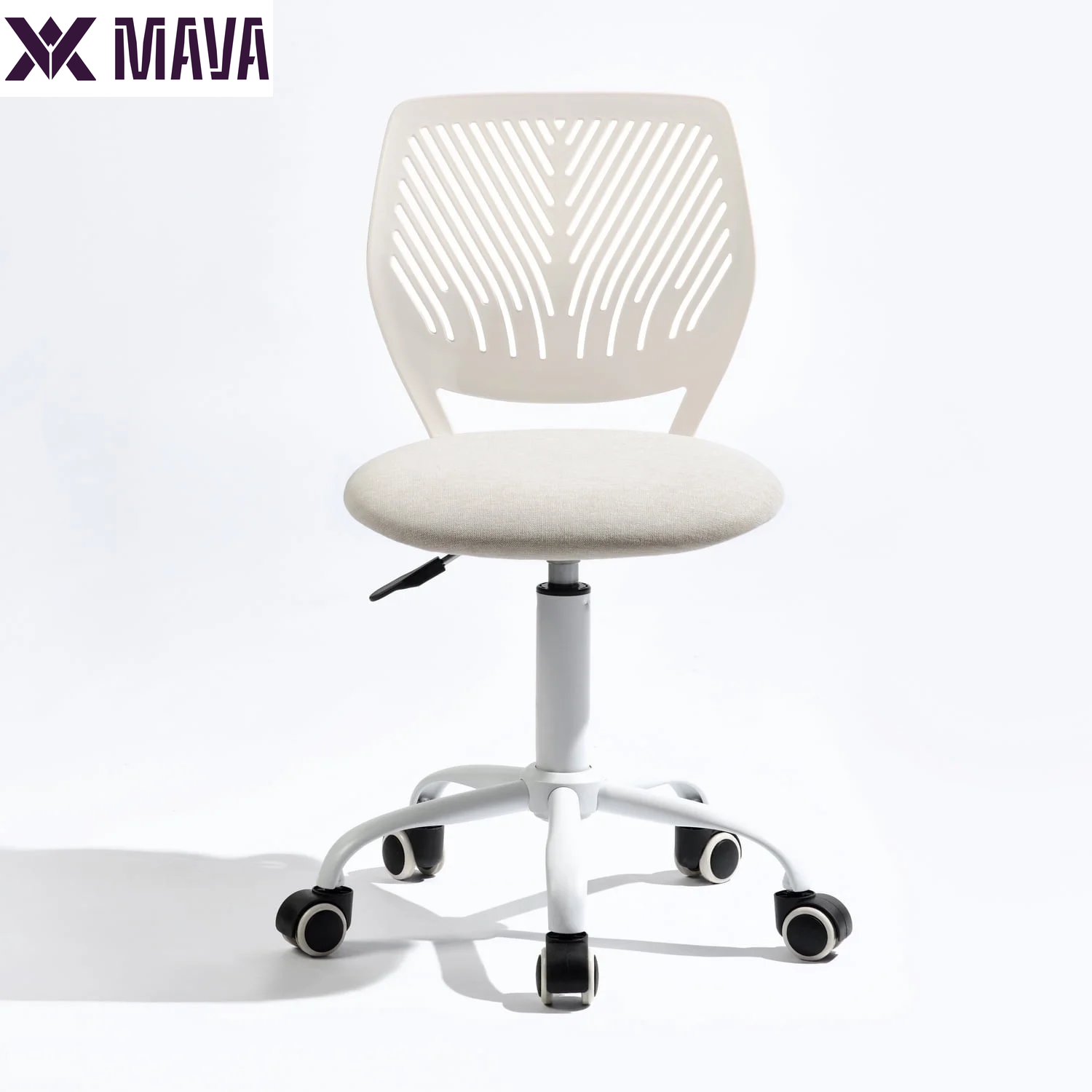 MAVA Study Chair, Ergonomic Mid Mesh Back for Kids Children Study, Morandi Beige