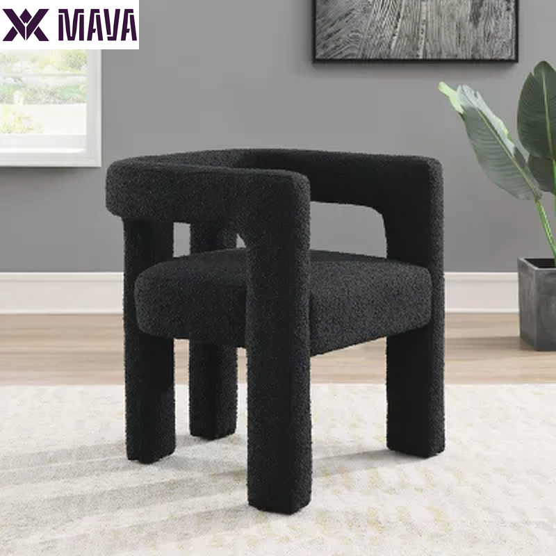 MAVA Boucle Fabric Dining Chair, Assorted Colors