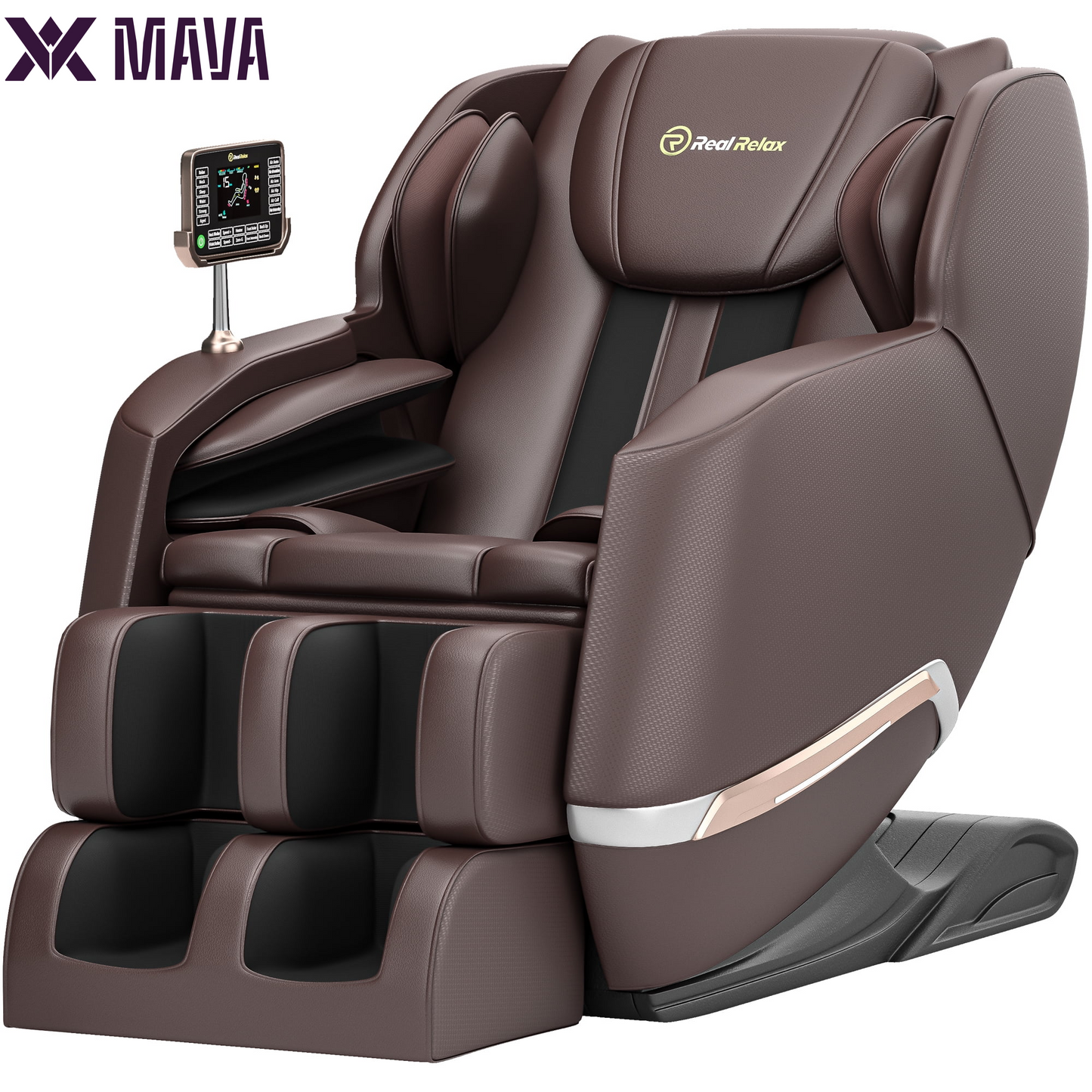 MAVA Full Body Zero Gravity Shiatsu Recliner Electric Massage Chair, Black