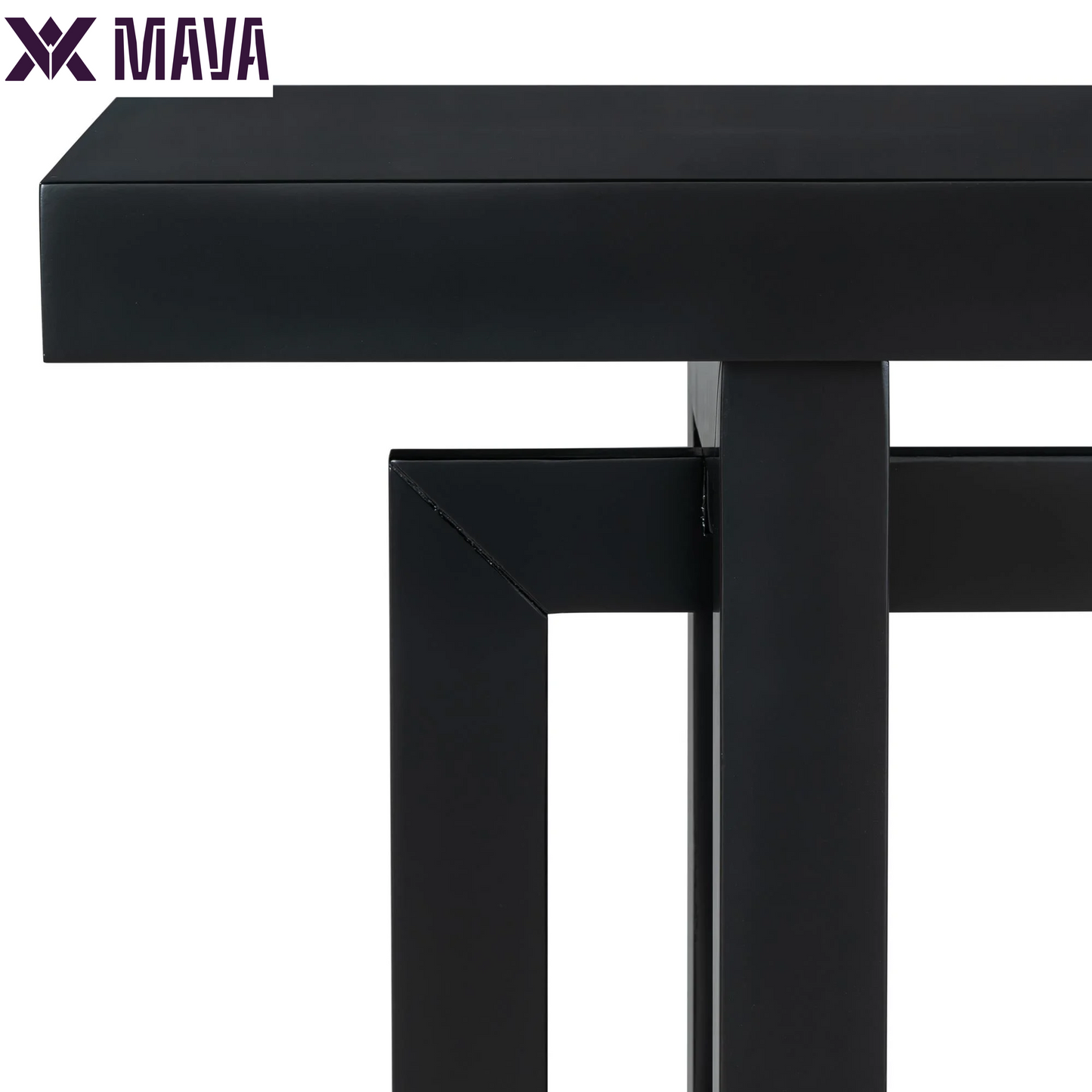 MAVA Modern and Industrial Console Table Sofa Table, Extra Long Entryway Table for Hallway Living Room