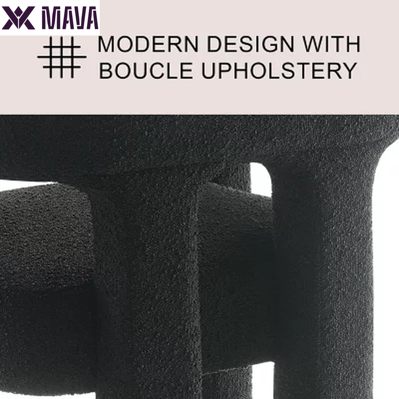 MAVA Boucle Fabric Dining Chair, Assorted Colors