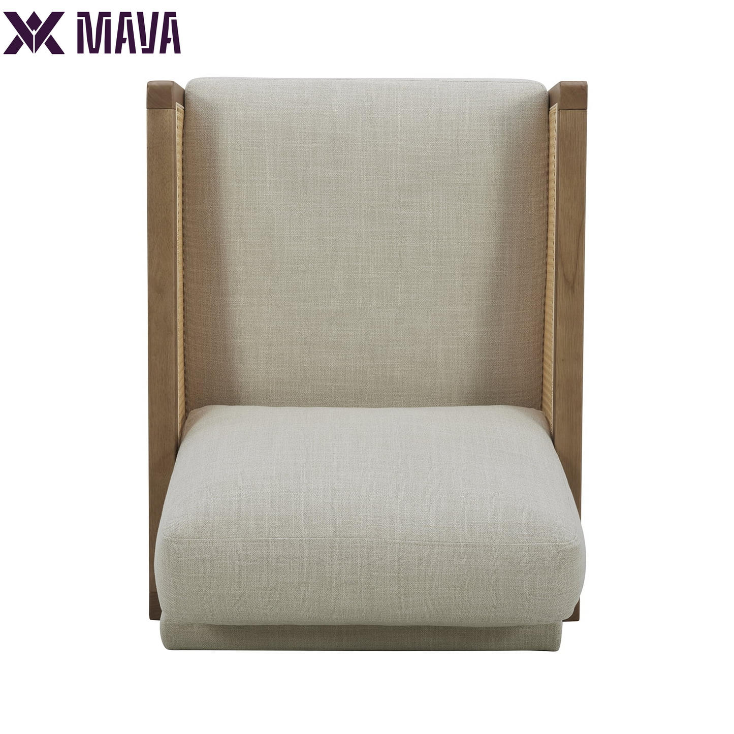 MAVA Caning Accent Chair