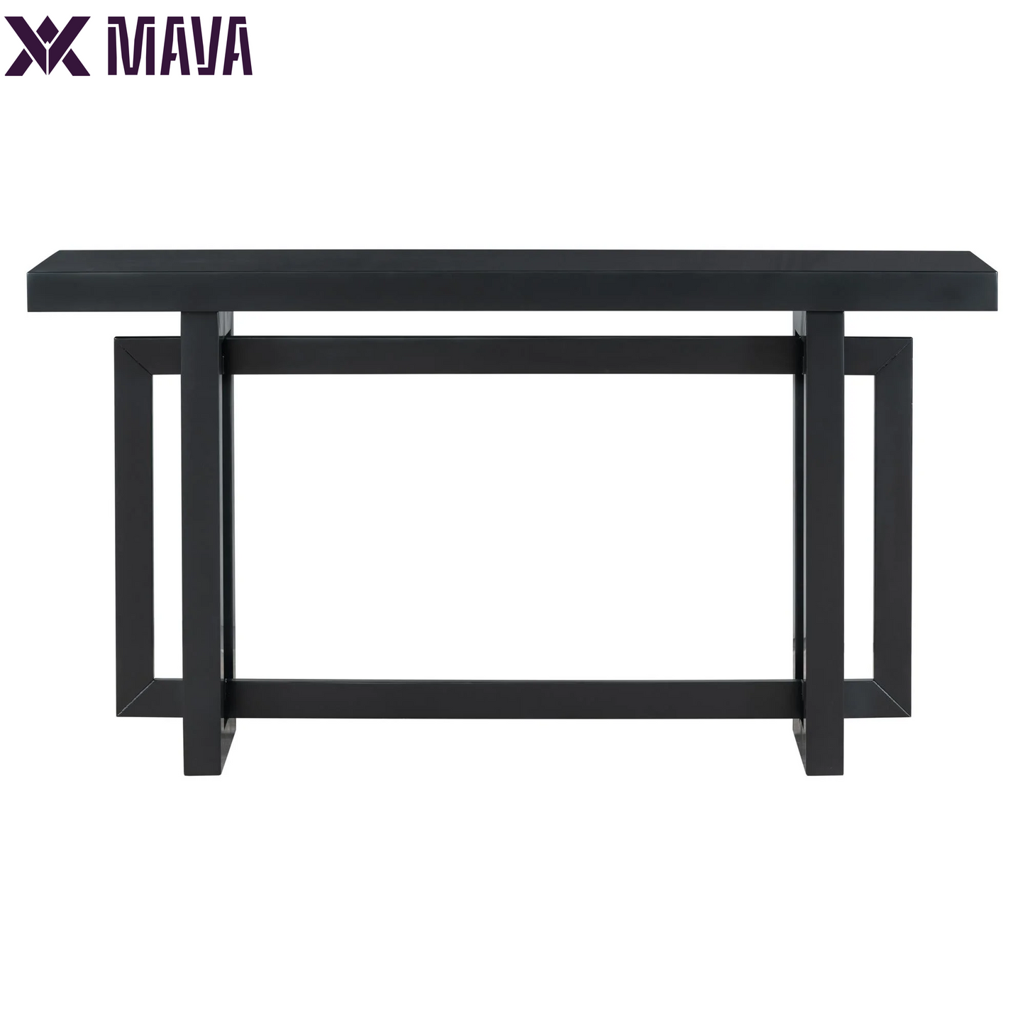 MAVA Modern and Industrial Console Table Sofa Table, Extra Long Entryway Table for Hallway Living Room