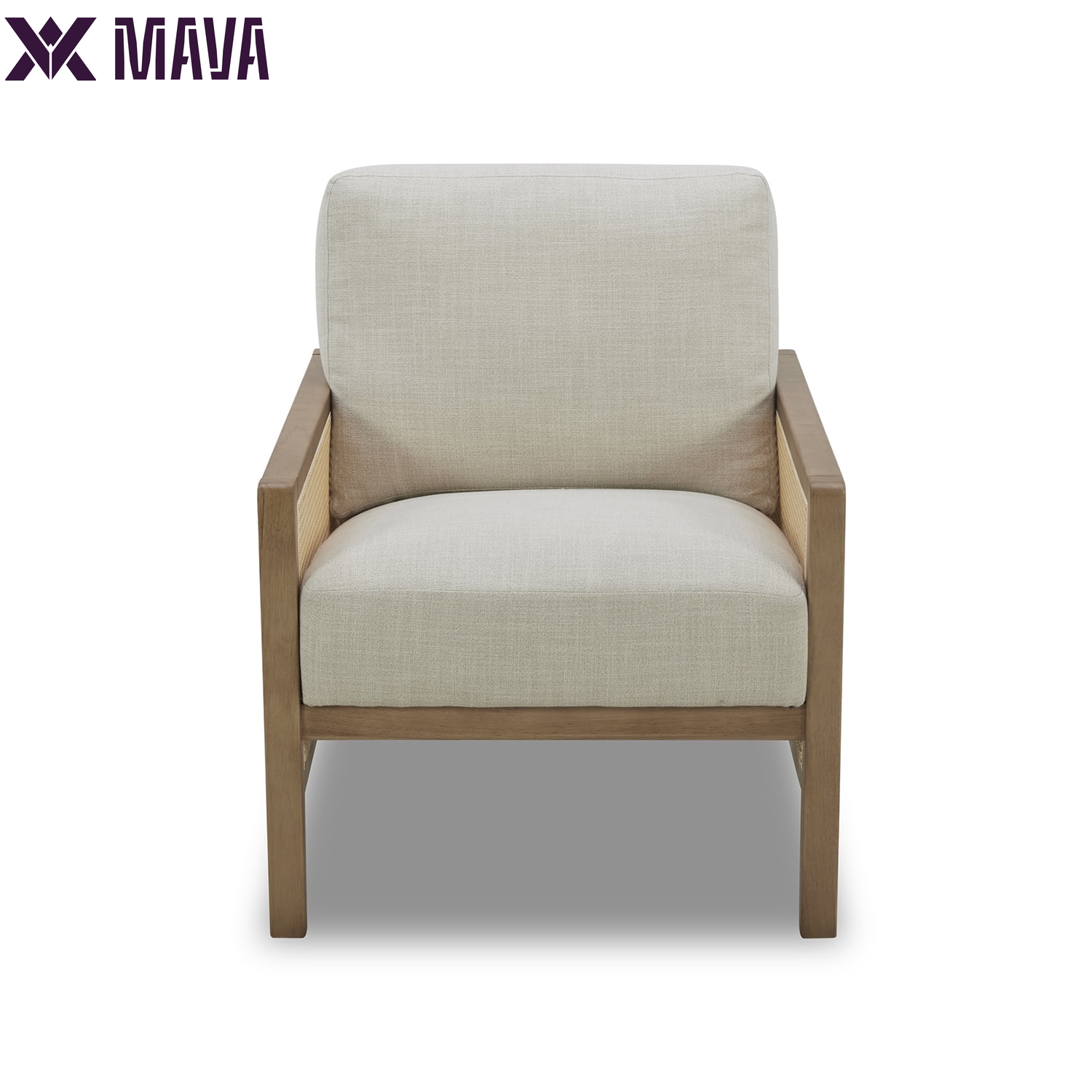 MAVA Caning Accent Chair