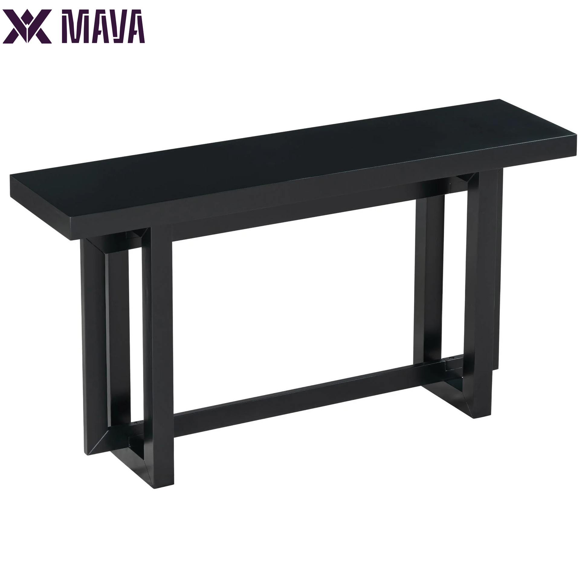 MAVA Modern and Industrial Console Table Sofa Table, Extra Long Entryway Table for Hallway Living Room